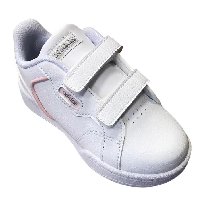 Adidas scarpa sneakers con strappo da bambina Roguera I FW3280 bianco-rosa