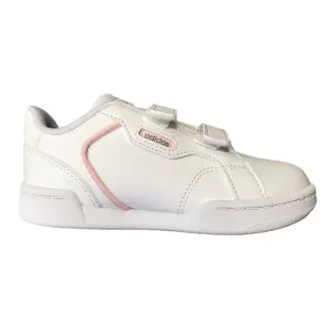 Adidas scarpa sneakers con strappo da bambina Roguera I FW3280 bianco-rosa