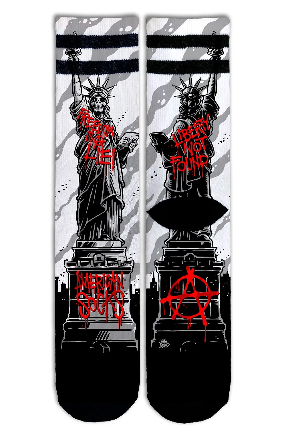 Calzini America Socks Freedom Is A Lie