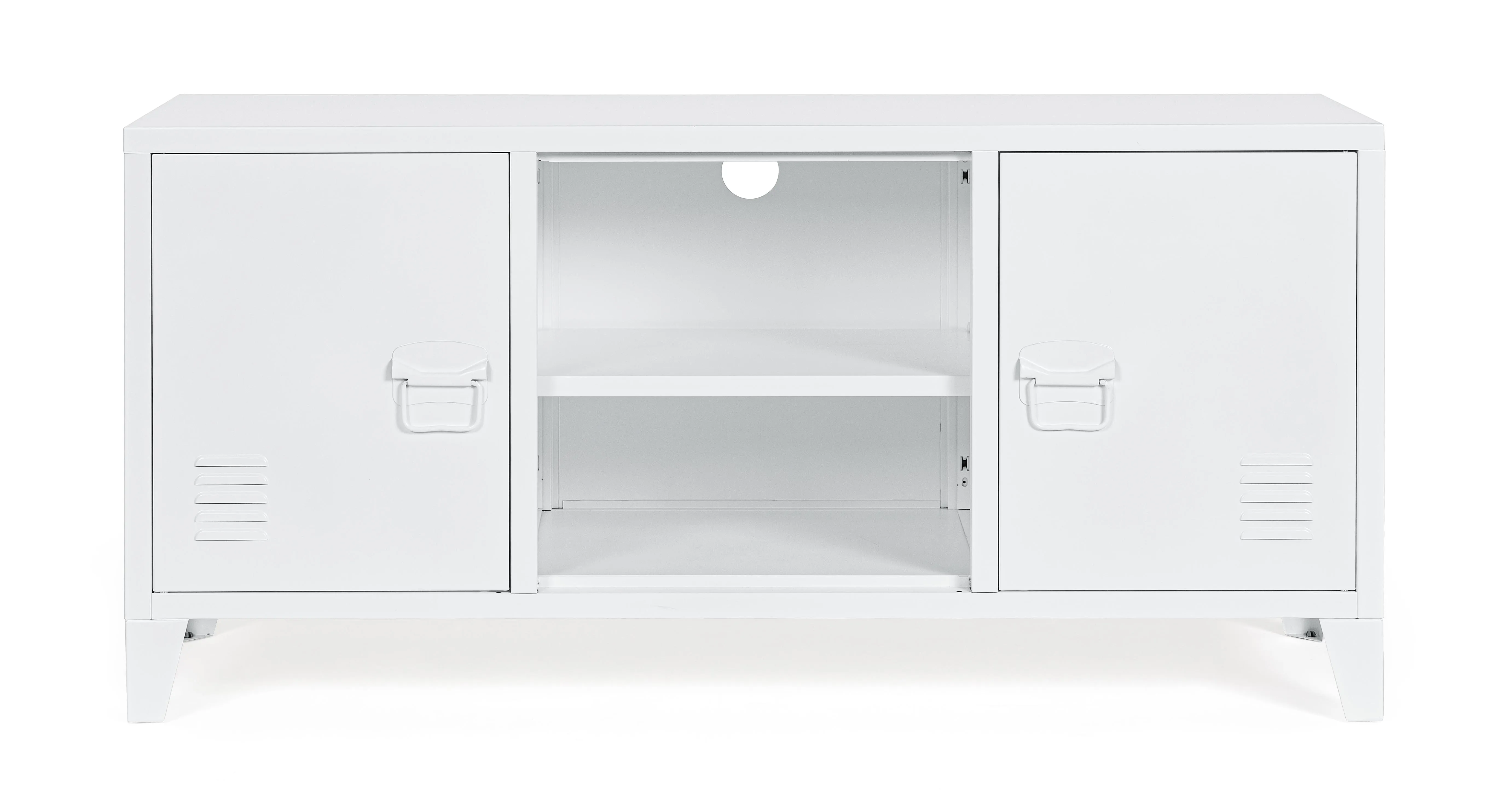 Credenza porta tv industrial in metallo verniciato diversi colori