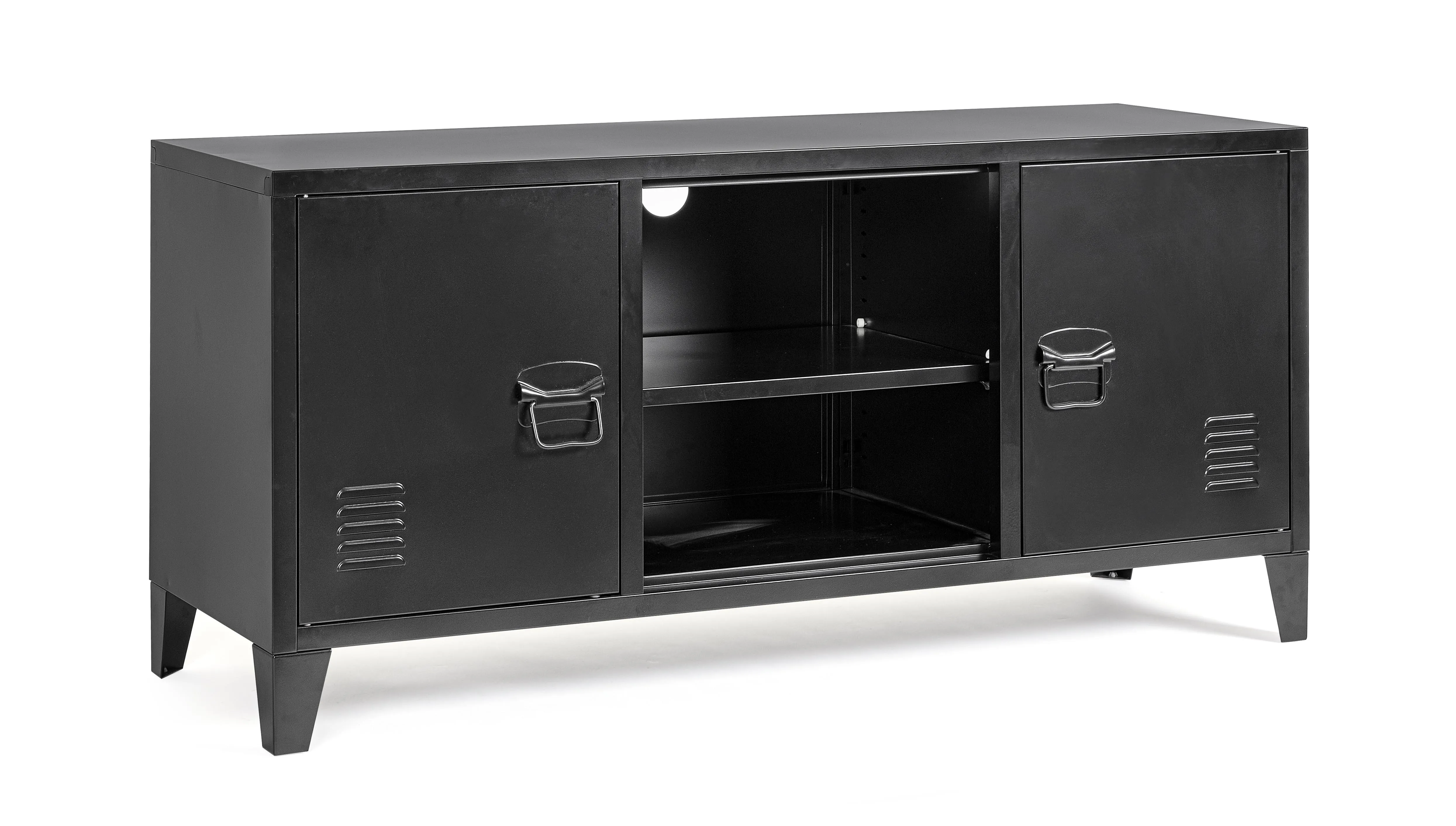 Credenza porta tv industrial in metallo verniciato diversi colori