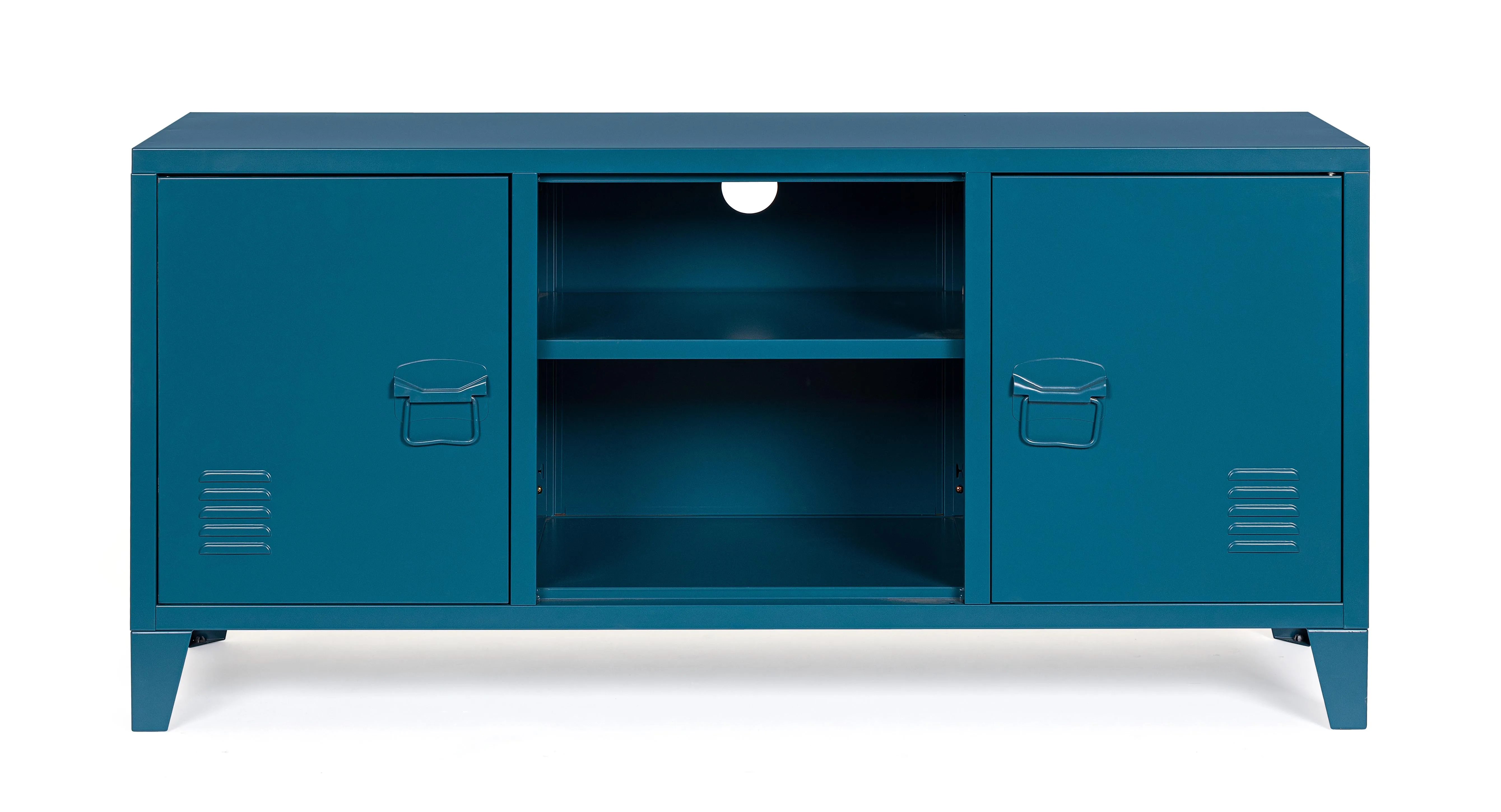 Credenza porta tv industrial in metallo verniciato diversi colori