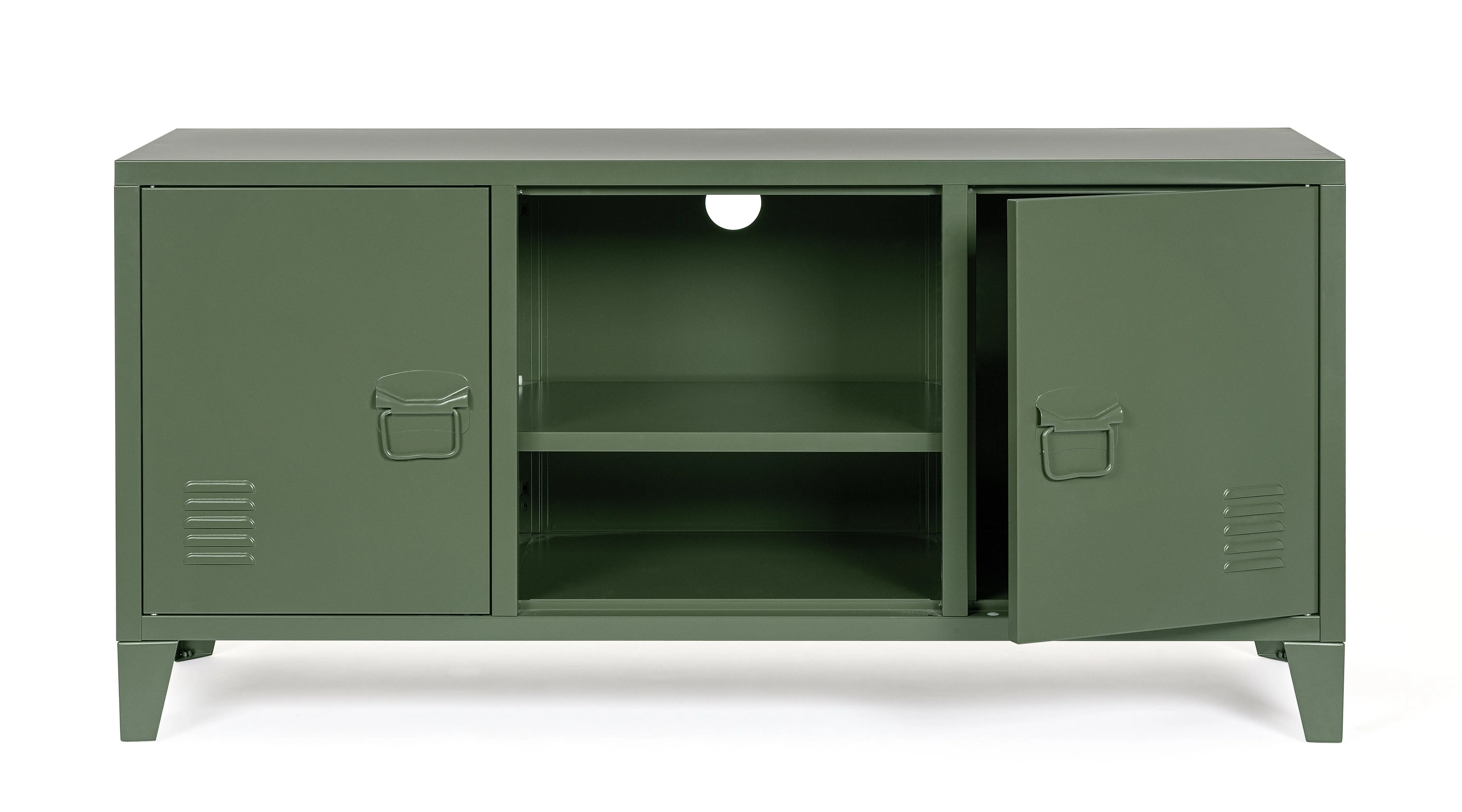 Credenza porta tv industrial in metallo verniciato diversi colori