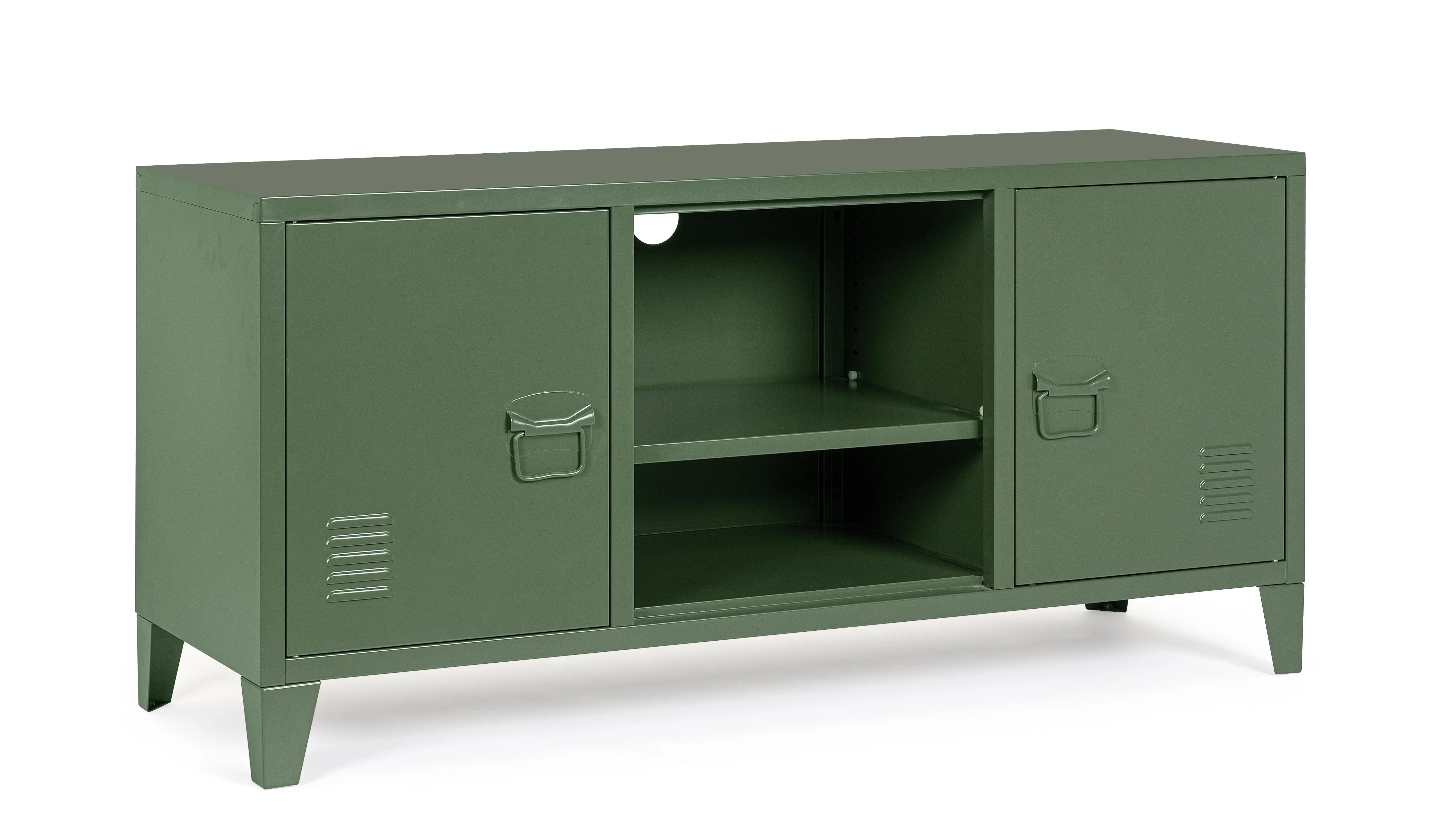 Credenza porta tv industrial in metallo verniciato diversi colori