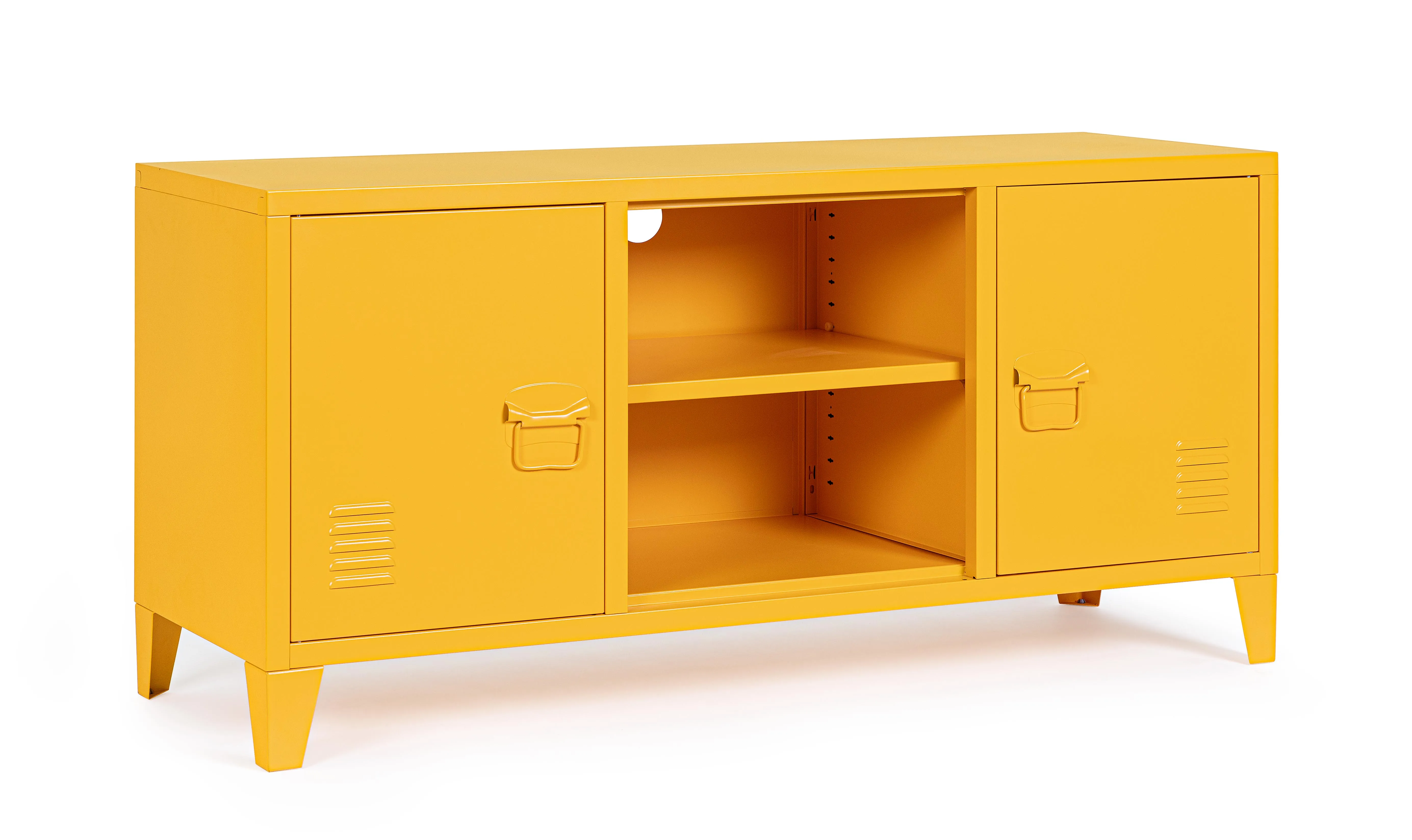 Credenza porta tv industrial in metallo verniciato diversi colori