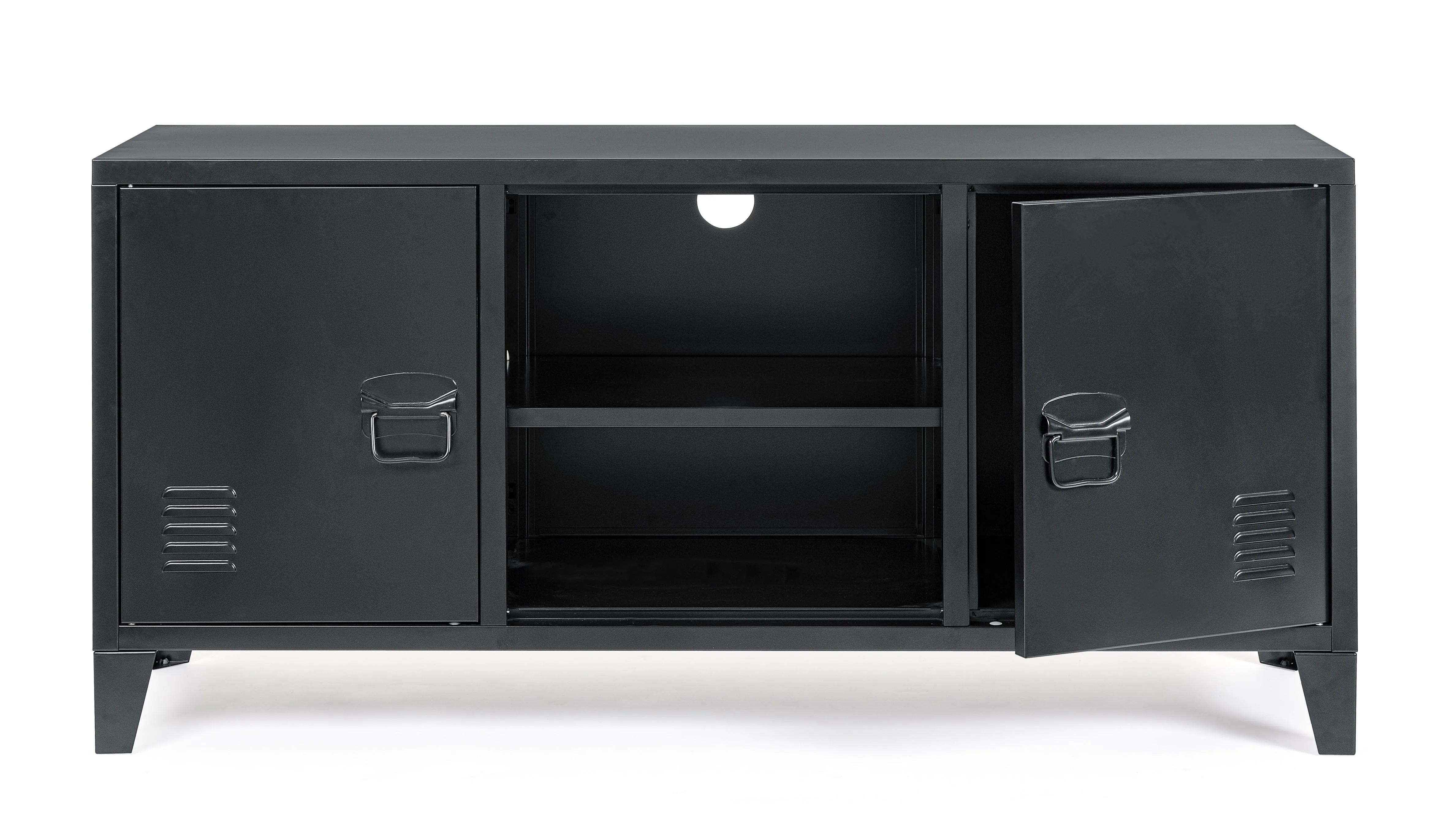 Credenza porta tv industrial in metallo verniciato diversi colori