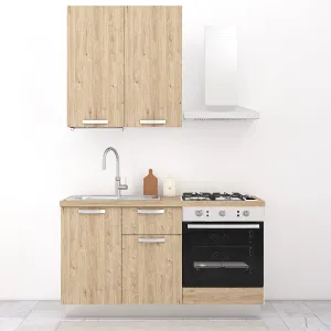 Cucina completa 150cm Pericle, perfetta per arredare un appartamento, B&B o un Hotel