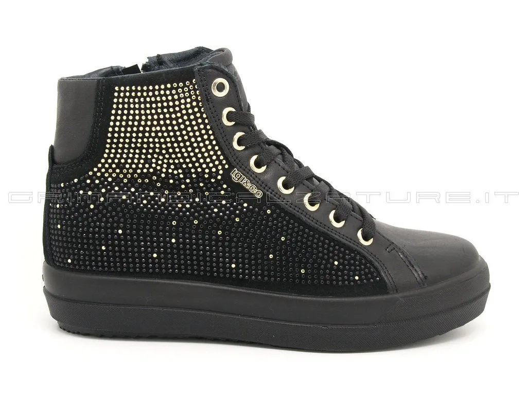 IGI&CO sneakers con microborchie