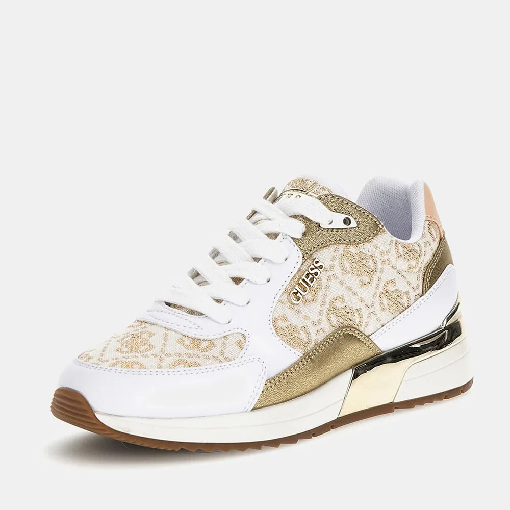 Scarpe Donna GUESS Sneakers Colore White - Gold Linea Moxea