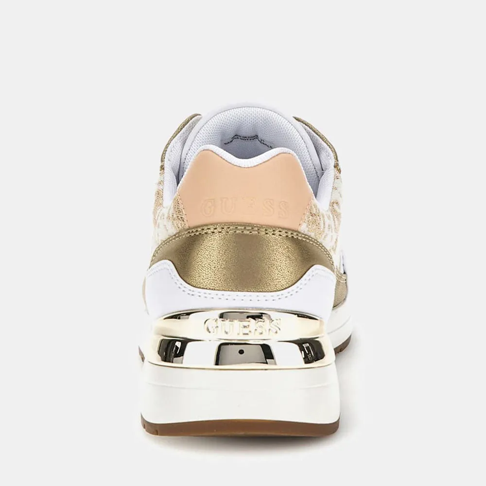 Scarpe Donna GUESS Sneakers Colore White - Gold Linea Moxea