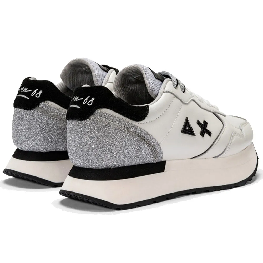 Scarpe Donna Sun68 Sneakers Kelly Leather Colore Bianco