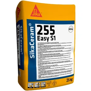 SikaCeram - 255 Easy S1 - Collante per pietra - Colla per piastrelle ceramiche grandi formati