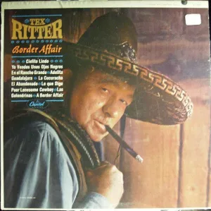 Tex Ritter - Border Affair (LP, Album, Mono, Used) / Very Good (VG)